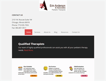 Tablet Screenshot of erinandersonassociates.com